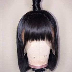 Lace front bob wig